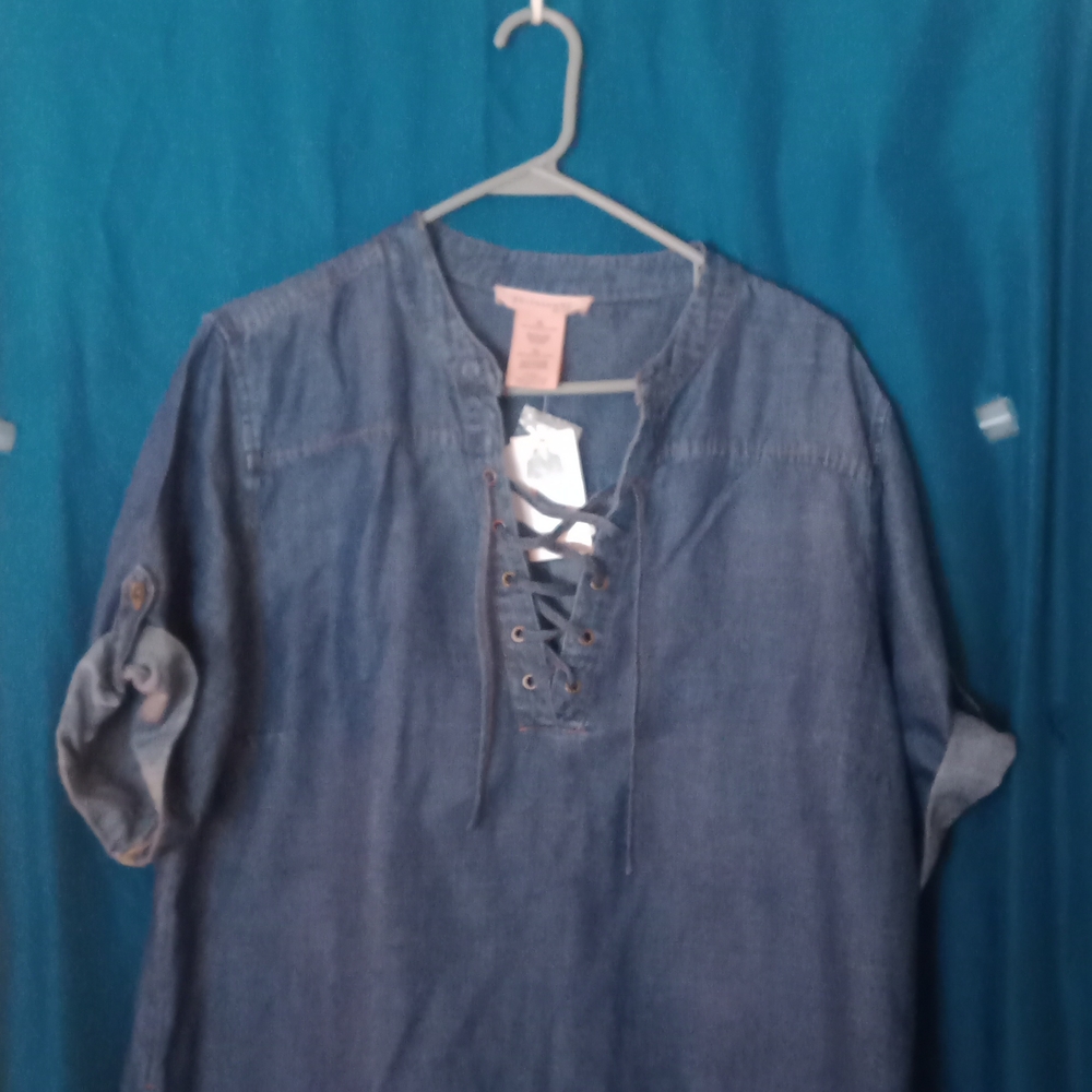Denim casual dress